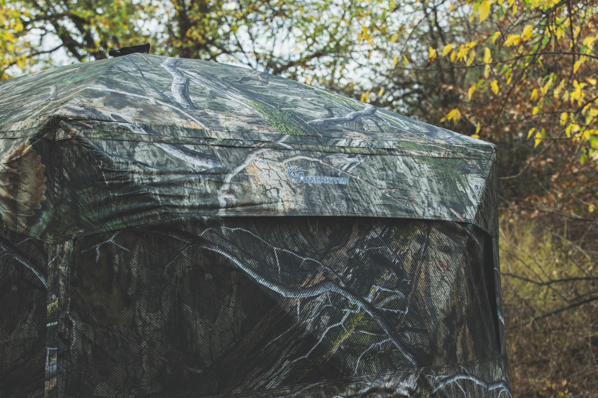 Ameristep Banshee ShadowGuard camo helps blend into surroundings