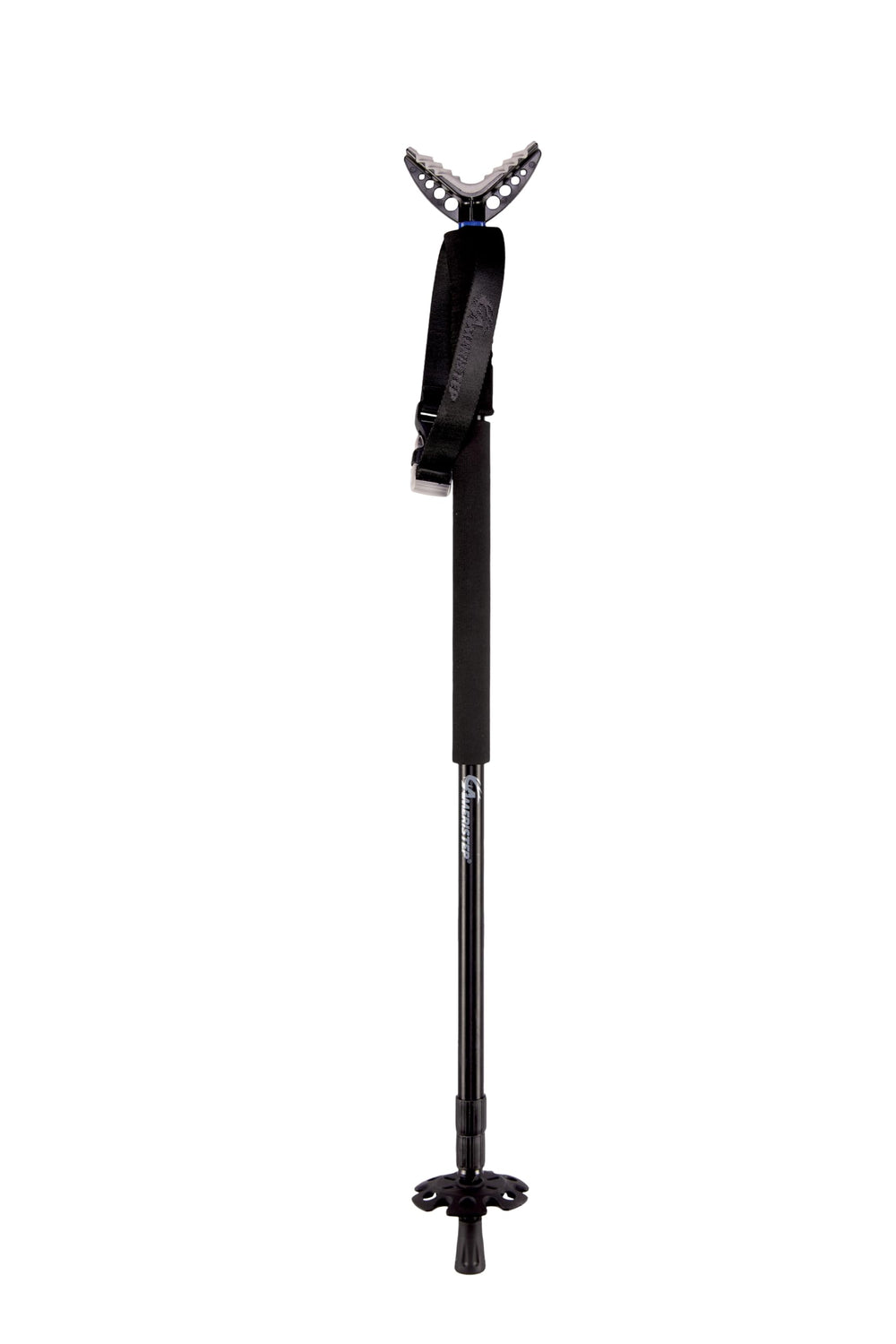 Ameristep Blind Hub Support Stick stabilizes blinds and doubles as a shooting aid.
