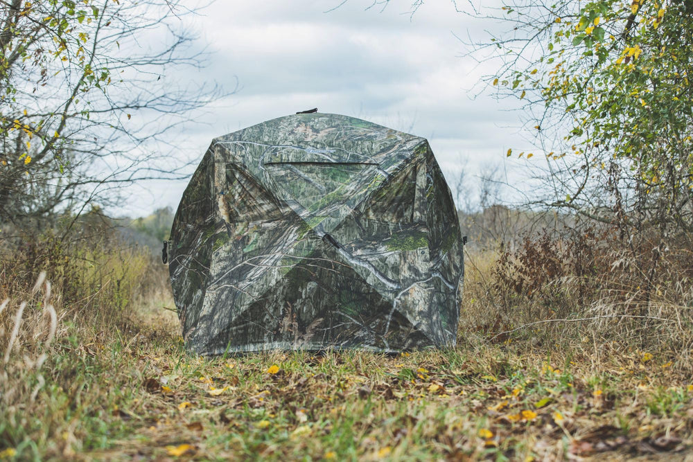 Ameristep Care Taker ShadowGuard interior reduces shadows for concealment.