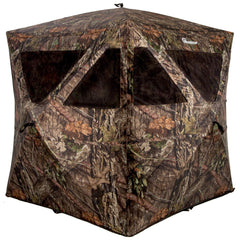 Ameristep Caretaker Magnum camo blind with shoot-through mesh windows for concealed hunting