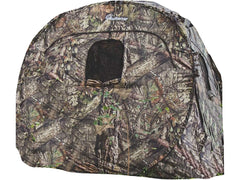 Ameristep Doghouse Extreme Ground Blind setup enables quick field deployment for two hunters