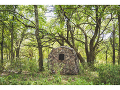 Ameristep Doghouse Extreme interior ShadowGuard reduces shadows for concealment