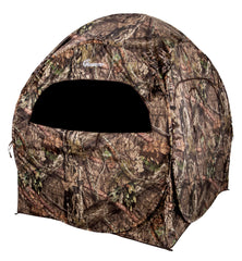 Ameristep Doghouse Run & Gun blind with shoot-through mesh windows for two-hunter setups.