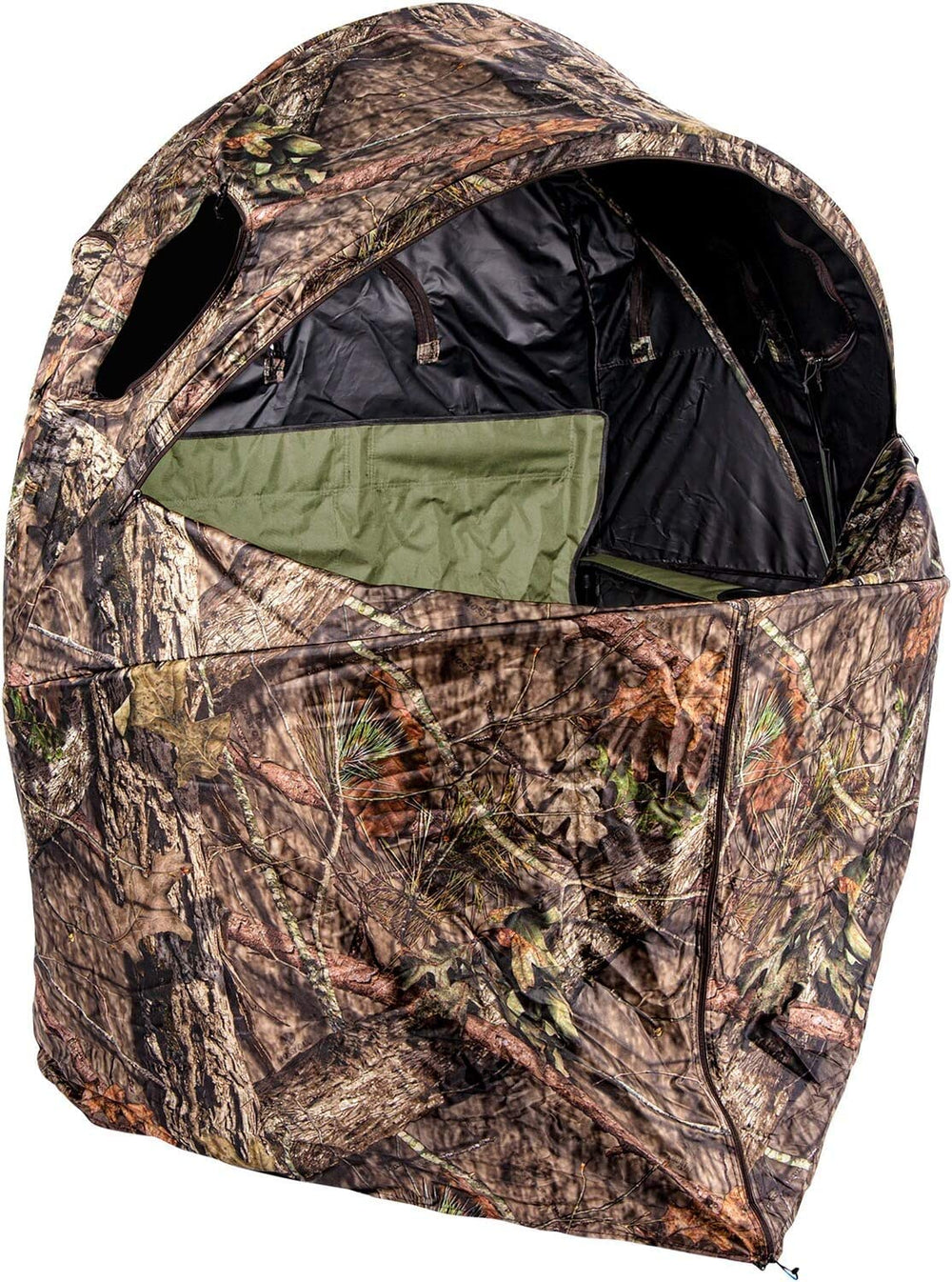 Ameristep Durashell Plus fabric closeup highlights durable, matte finish for rugged field use