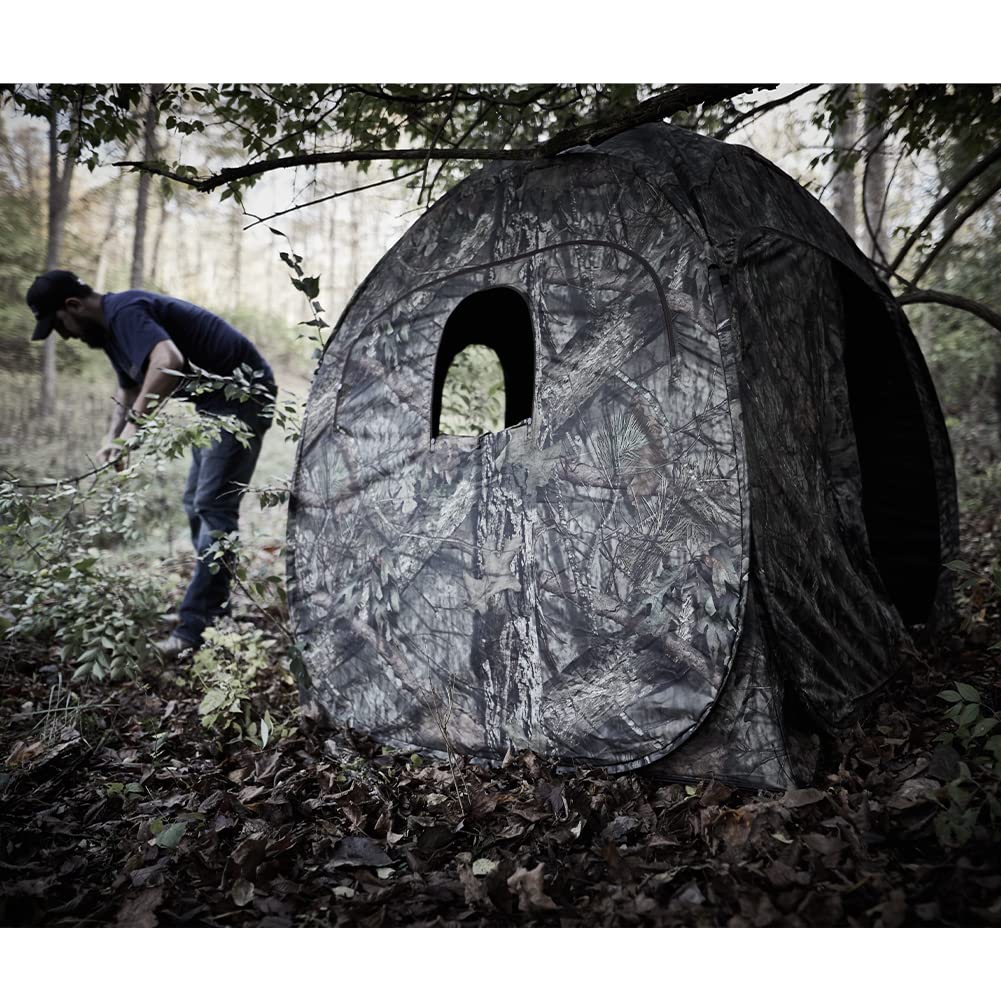 Ameristep Durashell Plus outer fabric delivers lightweight durability and quick concealment.