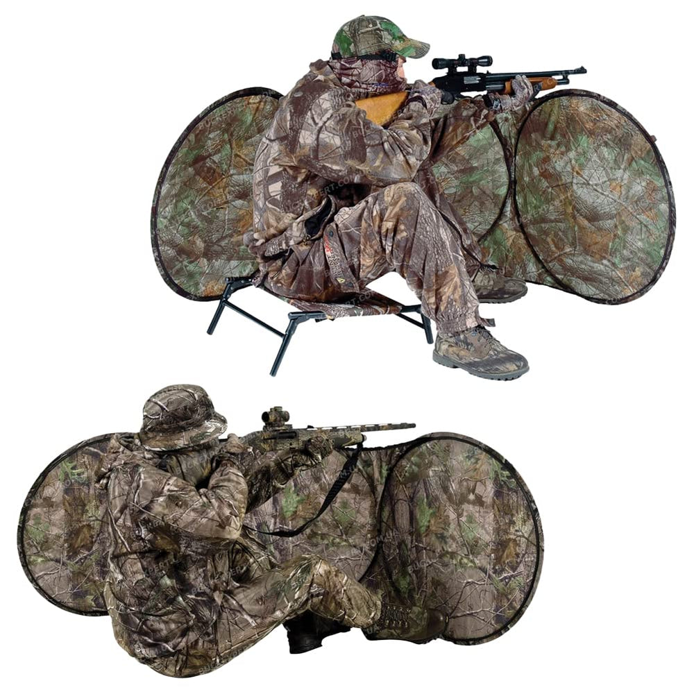 Ameristep Jakehouse wind-stable tie-downs for gusty conditions.