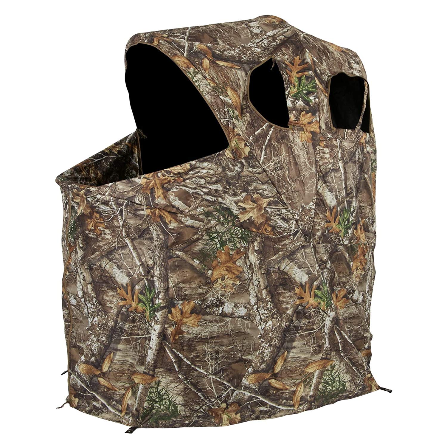 Ameristep Tent Chair Blind setup view showing fast assembly for hunting.