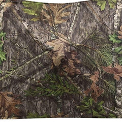 Ameristep Throwdown Blind with 3D leafy panels enhances concealment for two hunters.