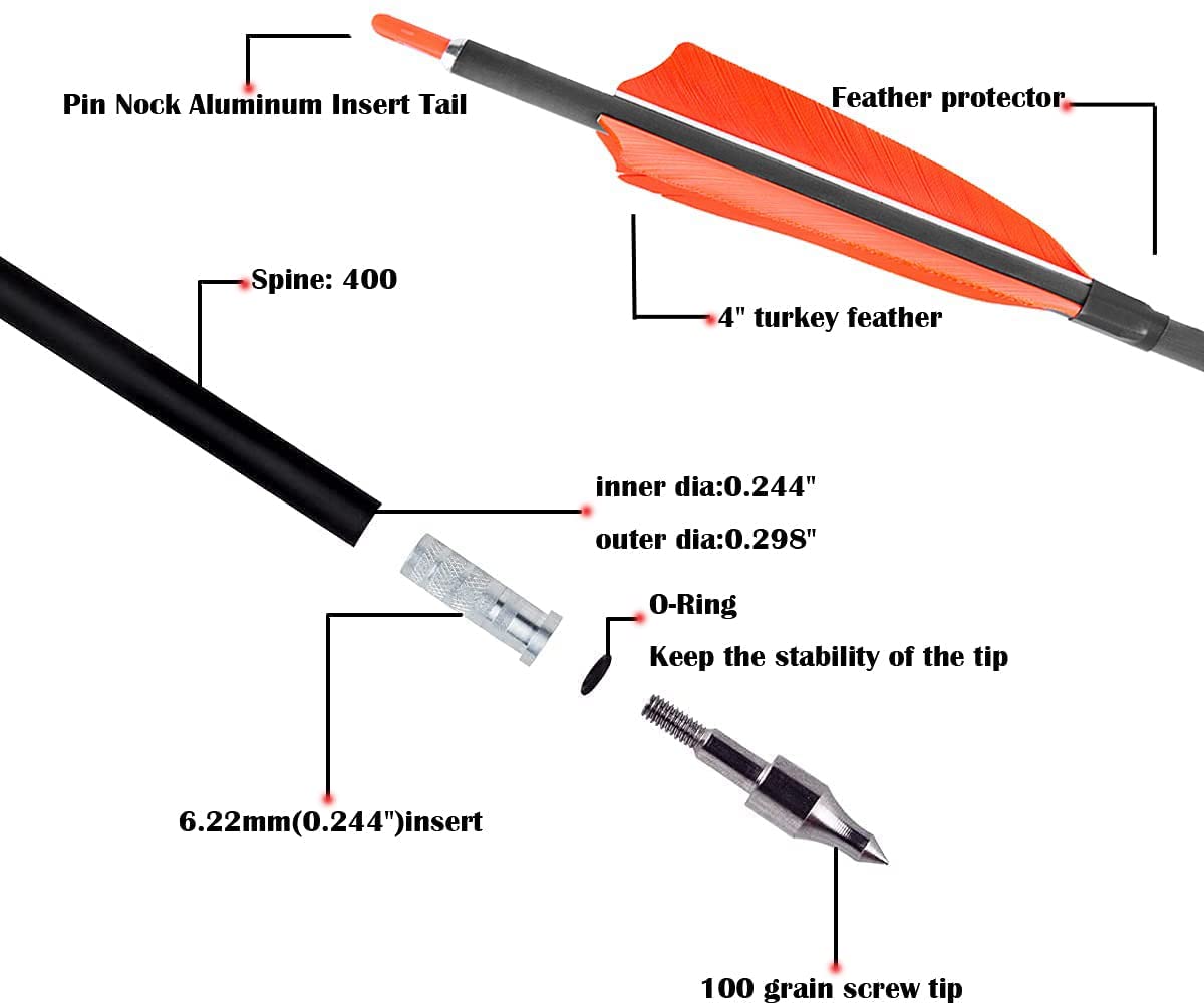 AMEYXGS 100-grain removable field point enables easy tip swaps