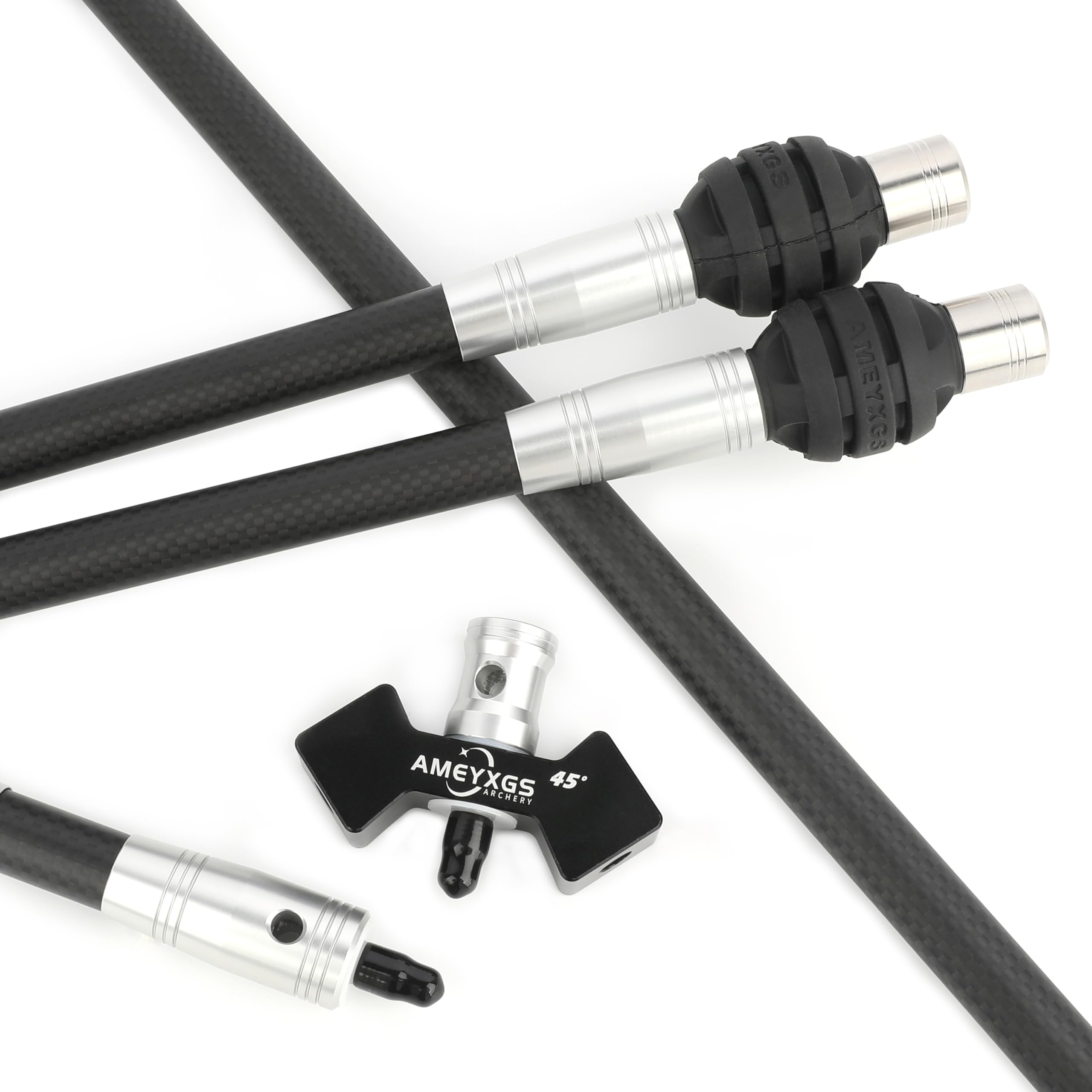 AMEYXGS 3k carbon bow balance bar 45-degree V improves stability