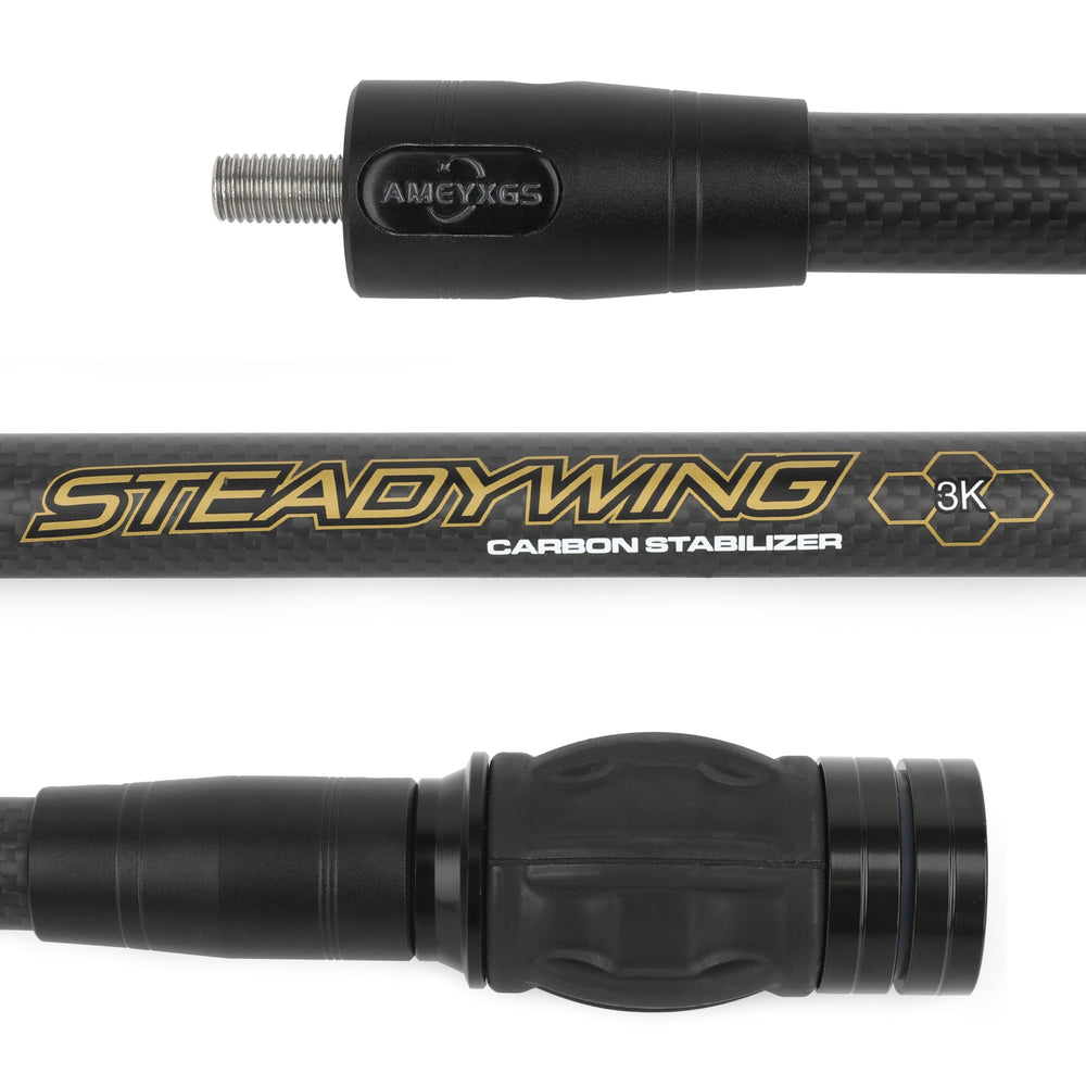 AMEYXGS archery stabilizer 15in rod offers extended balance for longer shots