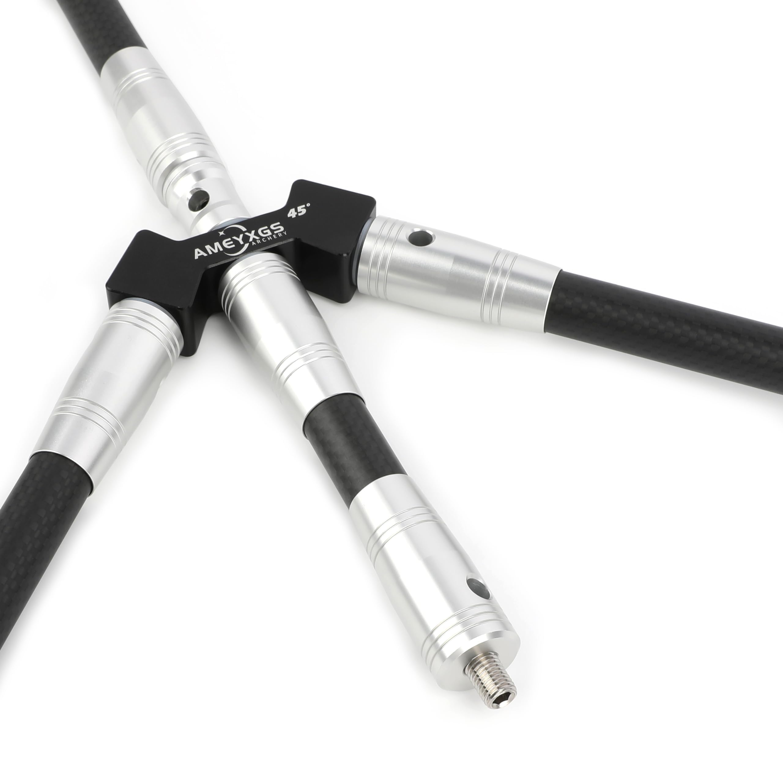 AMEYXGS 40-degree V bar stabilizer in silver supports weight distribution.
