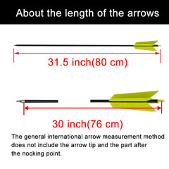 AMEYXGS carbon shaft arrows emphasize durability for repeated shooting sessions.