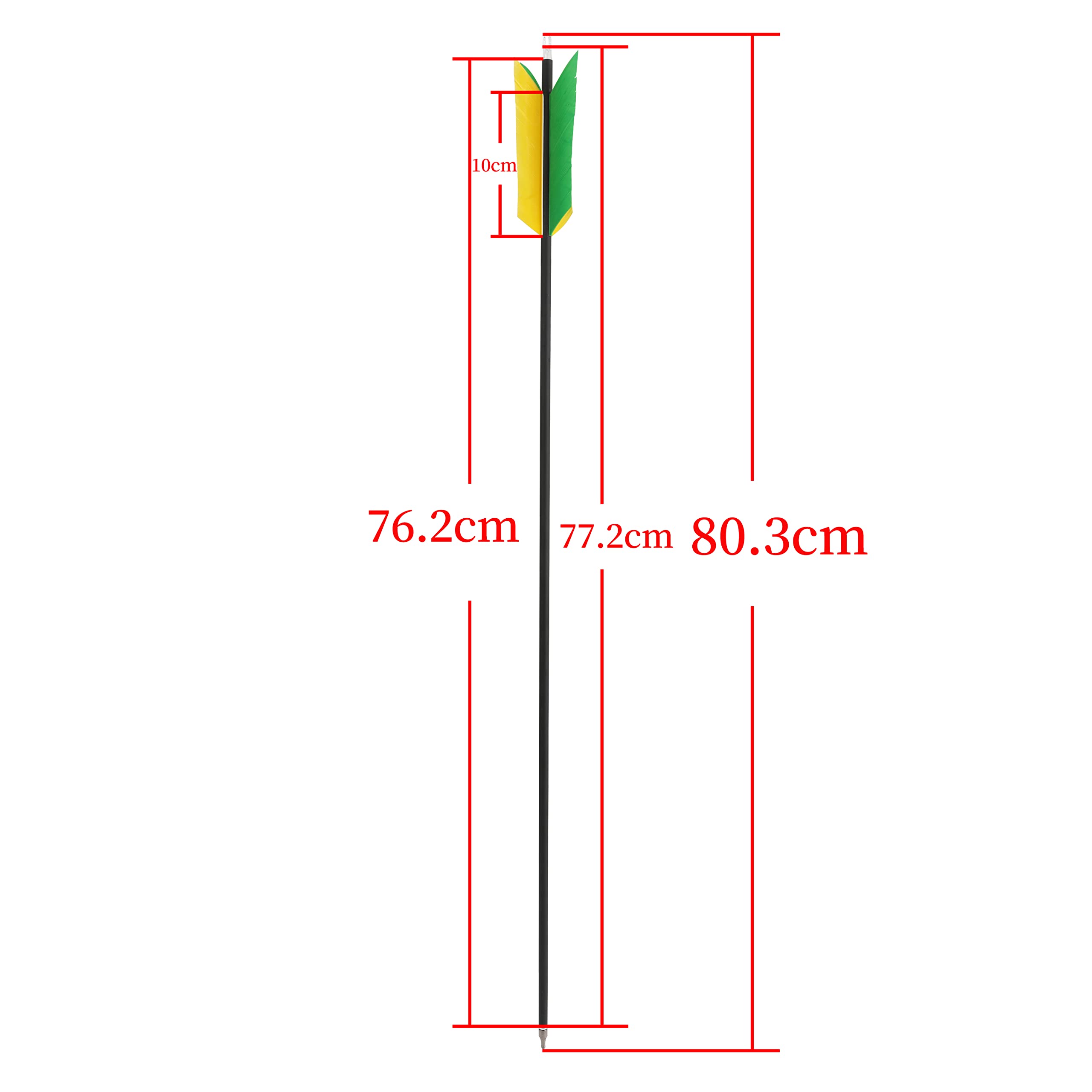 AMEYXGS arrows spine-500 for reliable spine consistency in practice shots.