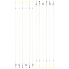 AMEYXGS bowfishing white shaft arrow offers durable fiberglass for water shoots.