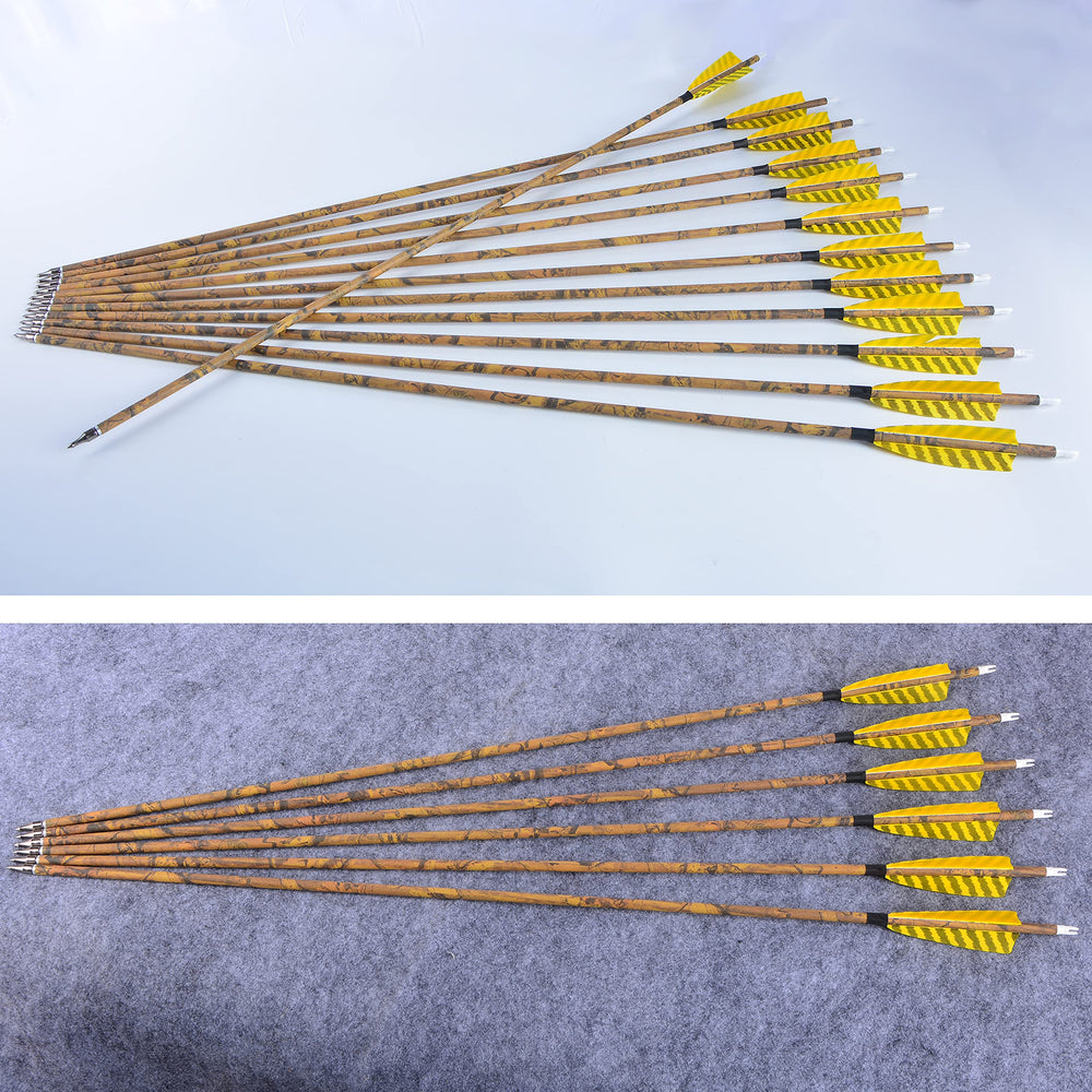 AMEYXGS camo arrow rotatable nock enables quick setup across bow types.