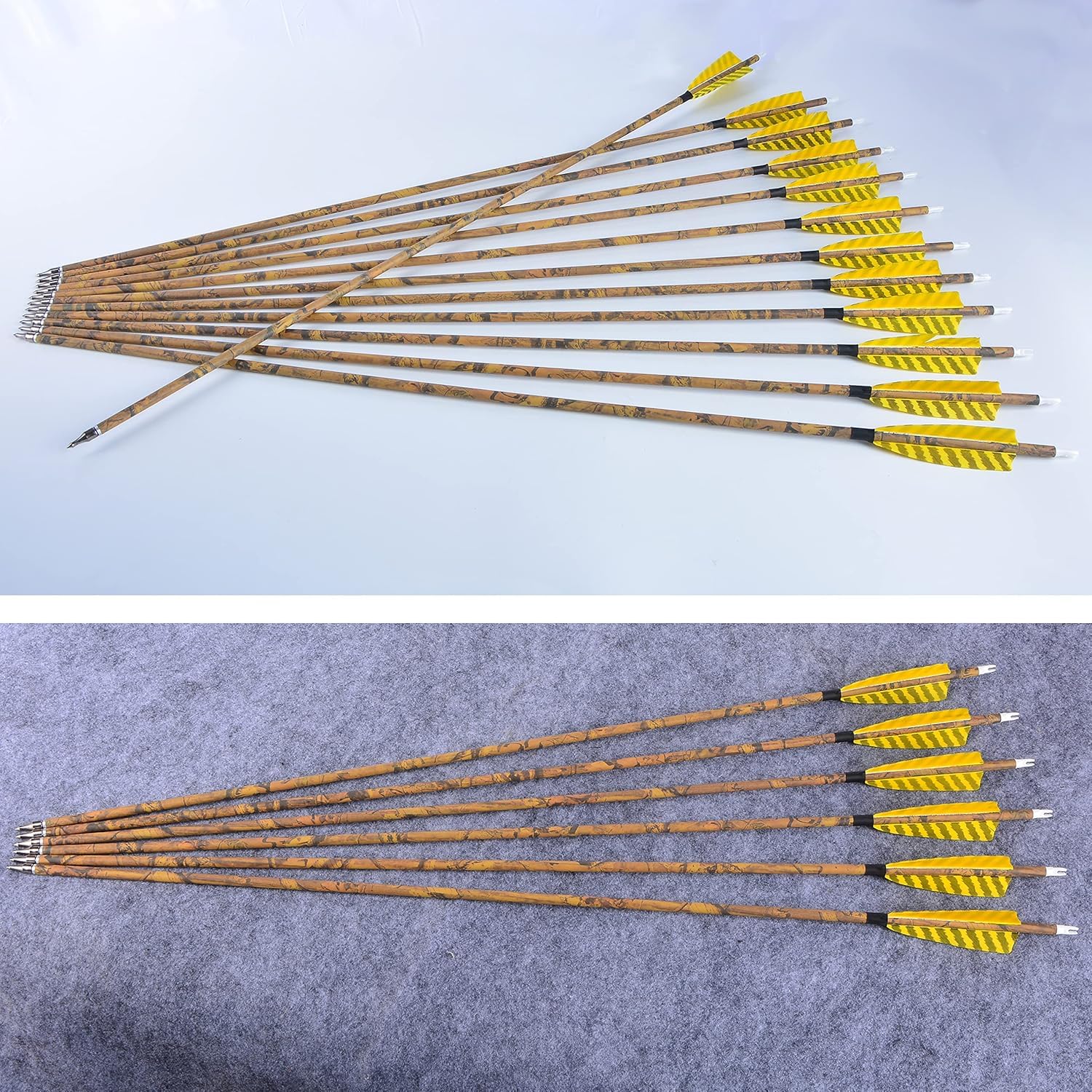 AMEYXGS camo carbon arrow 100-grain detachable tip versatility