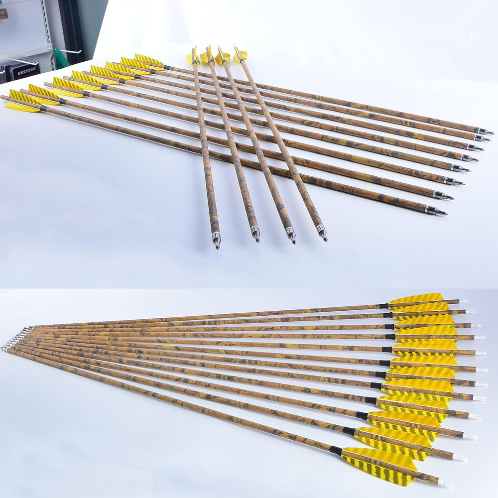 AMEYXGS camo carbon arrow target-ready for practice sessions