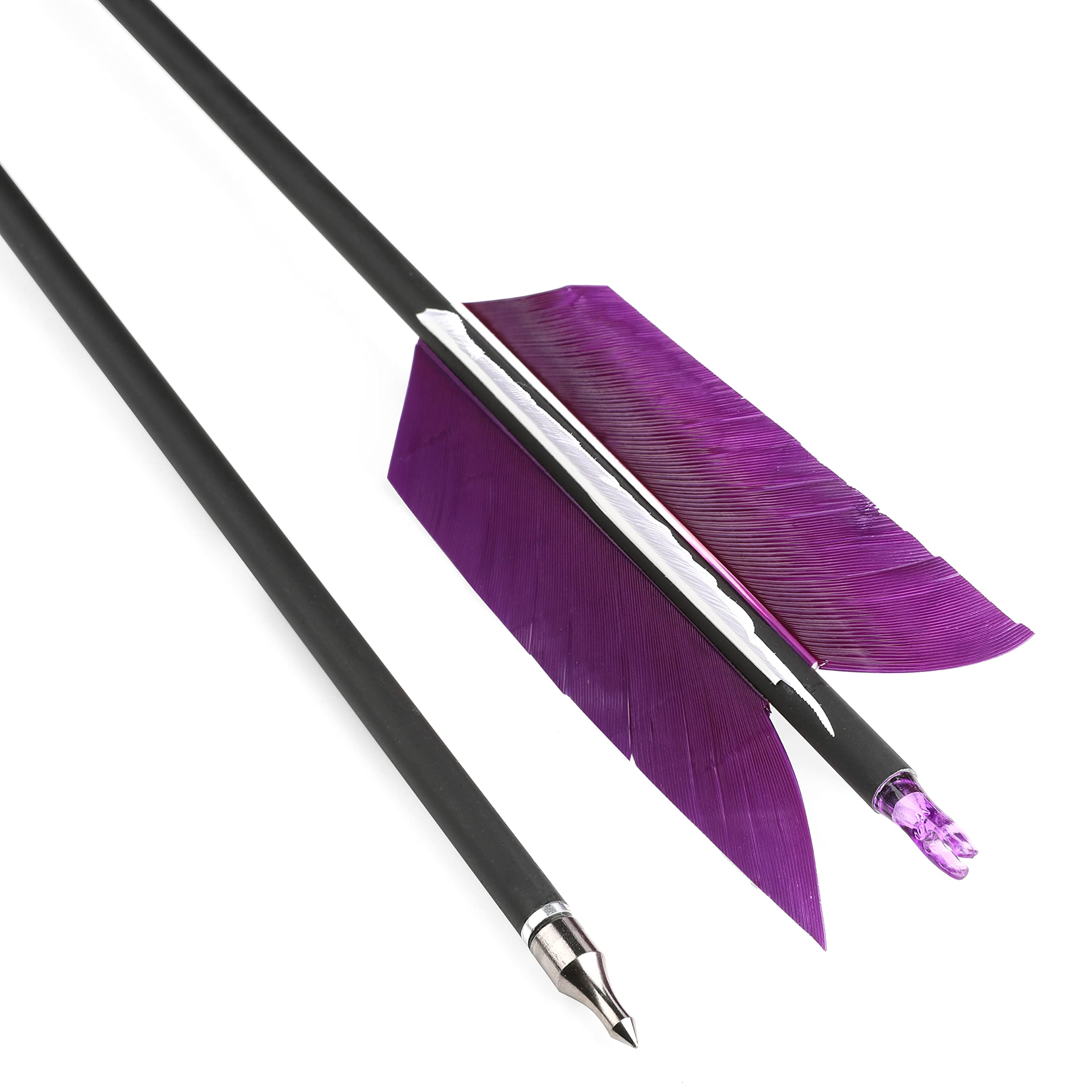 AMEYXGS carbon arrow shaft close-up highlighting durability and precision.