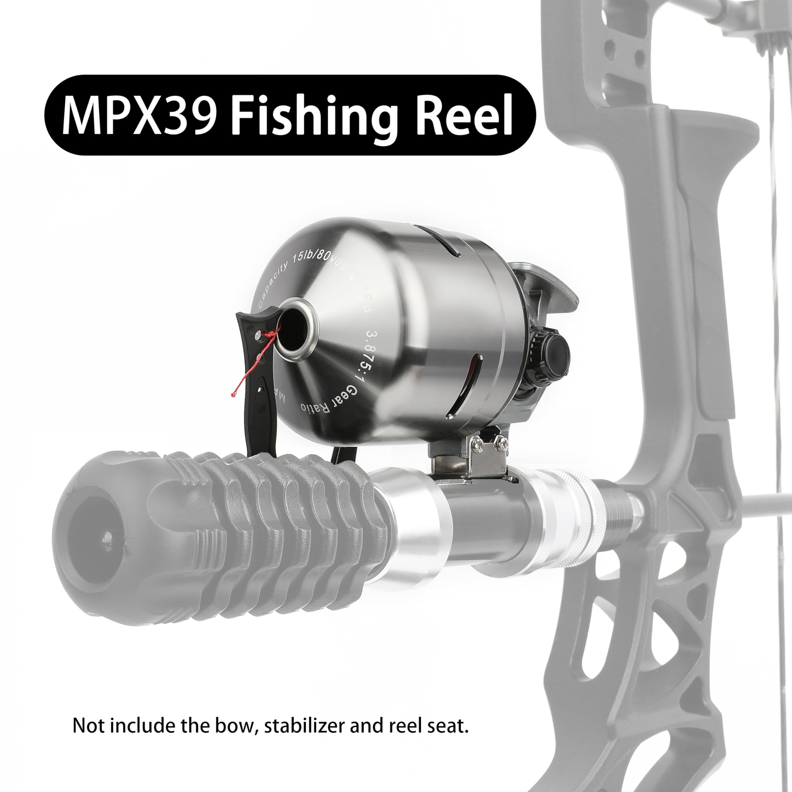 AMEYXGS MPX39 reel drag adjust close-up highlighting four brake groups for precise control