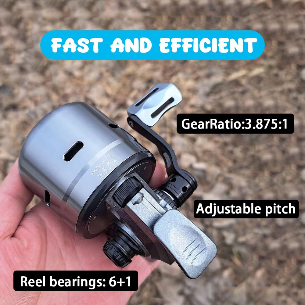 AMEYXGS MPX39 left/right adjustable reel grip for ambidextrous use