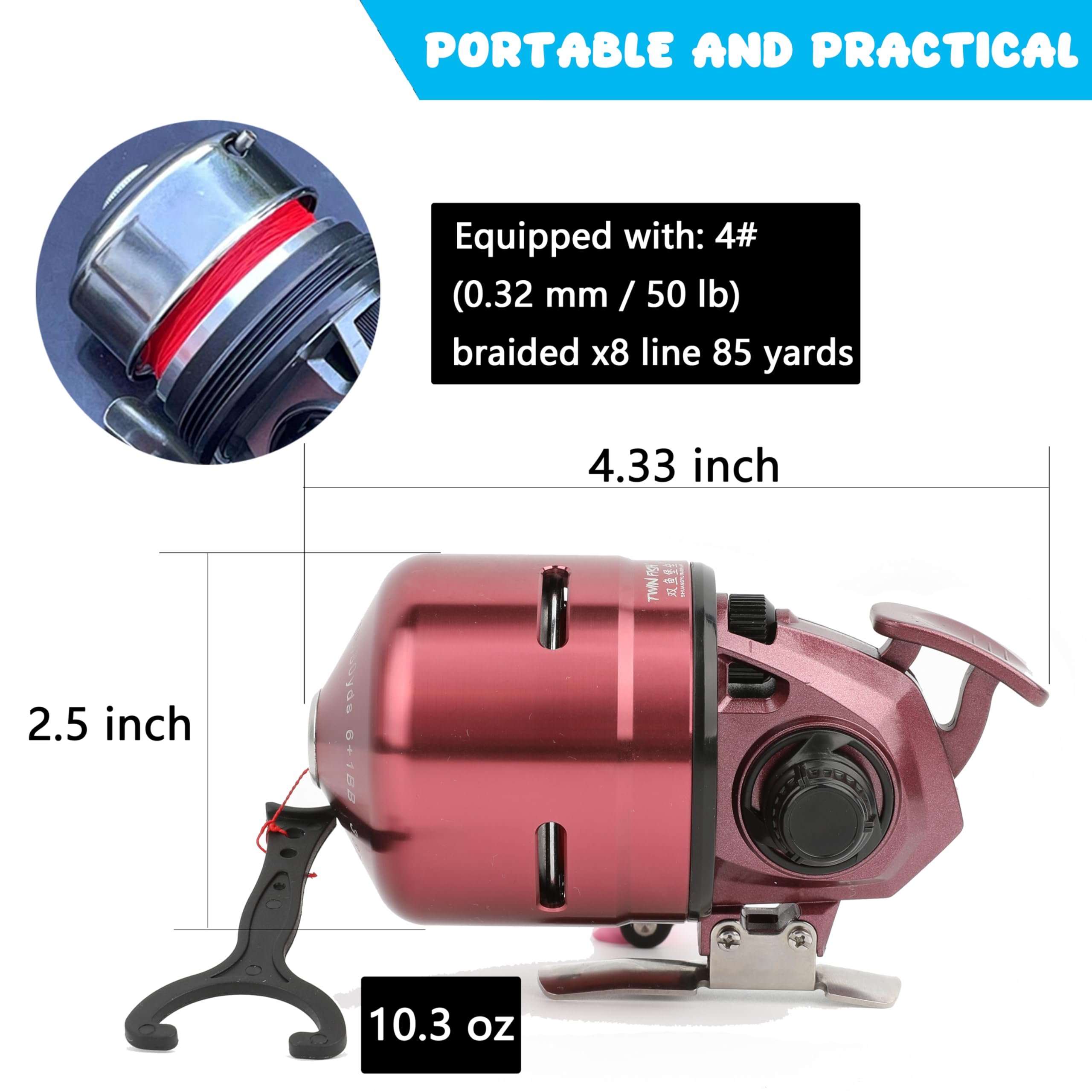 Compact, lightweight MPX39 design kept easy to carry on boats