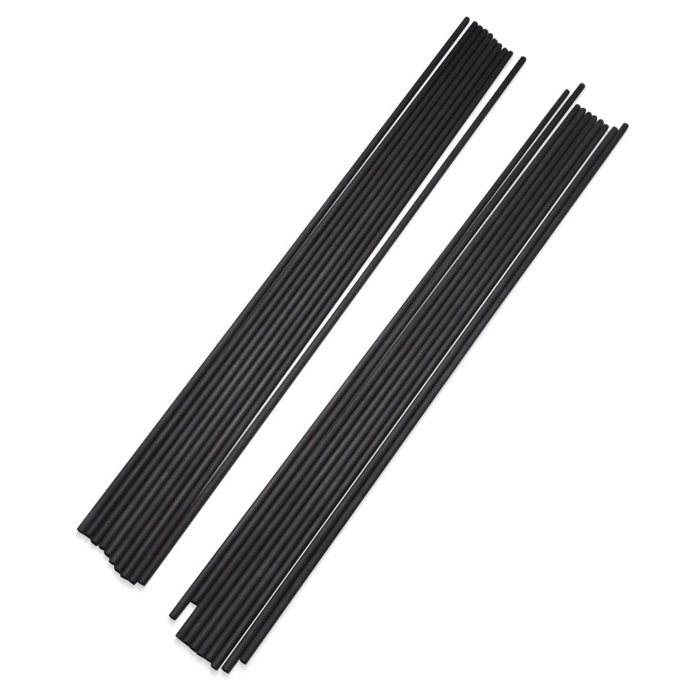 AMEYXGS pure-carbon arrow shaft closeup highlights 7-25mm outer diameter for consistent builds