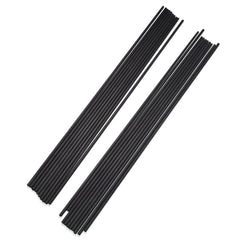 AMEYXGS pure-carbon arrow shaft closeup highlights 7-25mm outer diameter for consistent builds