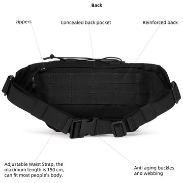 AMHEH adjustable waist strap fits most men's waists for comfort
