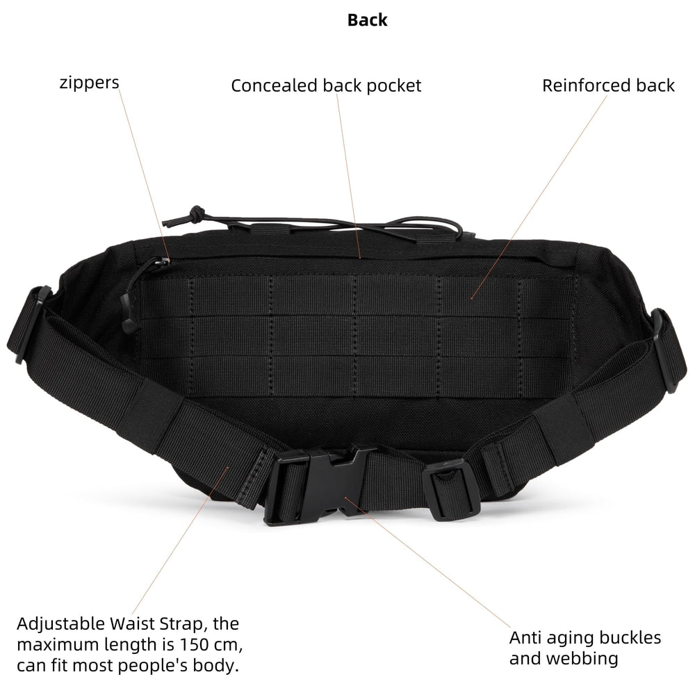 AMHEH adjustable waist strap fits most men's waists for comfort