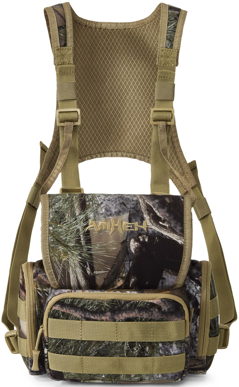 AMHEH binocular harness main pocket keeps gear organized for quick access.
