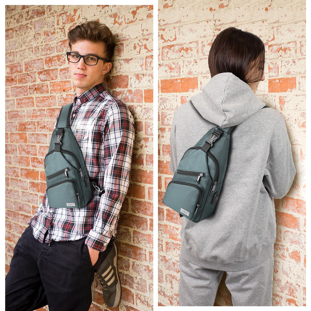 AMJ sling bag unisex gift idea perfect for holidays and special occasions