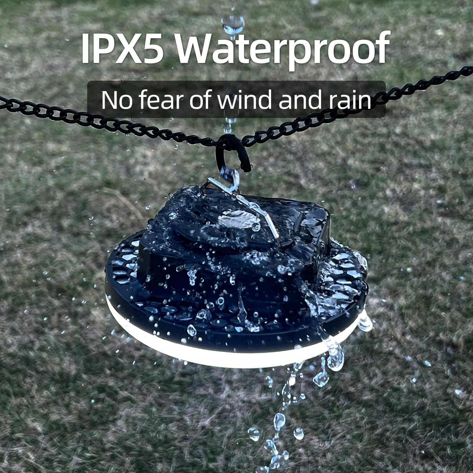 Amkulop battery-powered tent light delivers reliable power on camping trips.