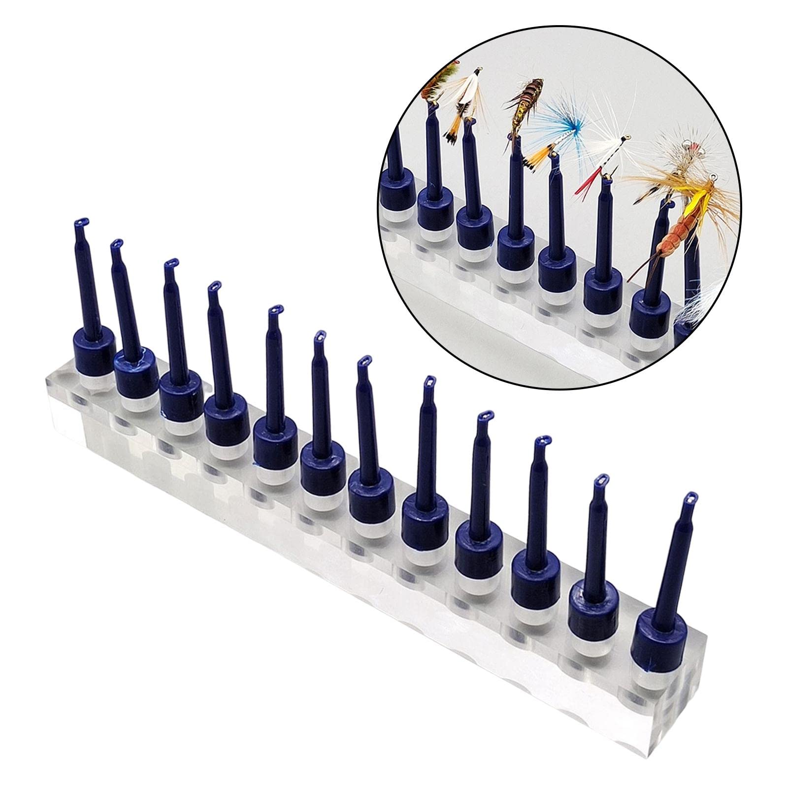 AMLESO clear display fits retail or home tackle stations for visible bait organization.
