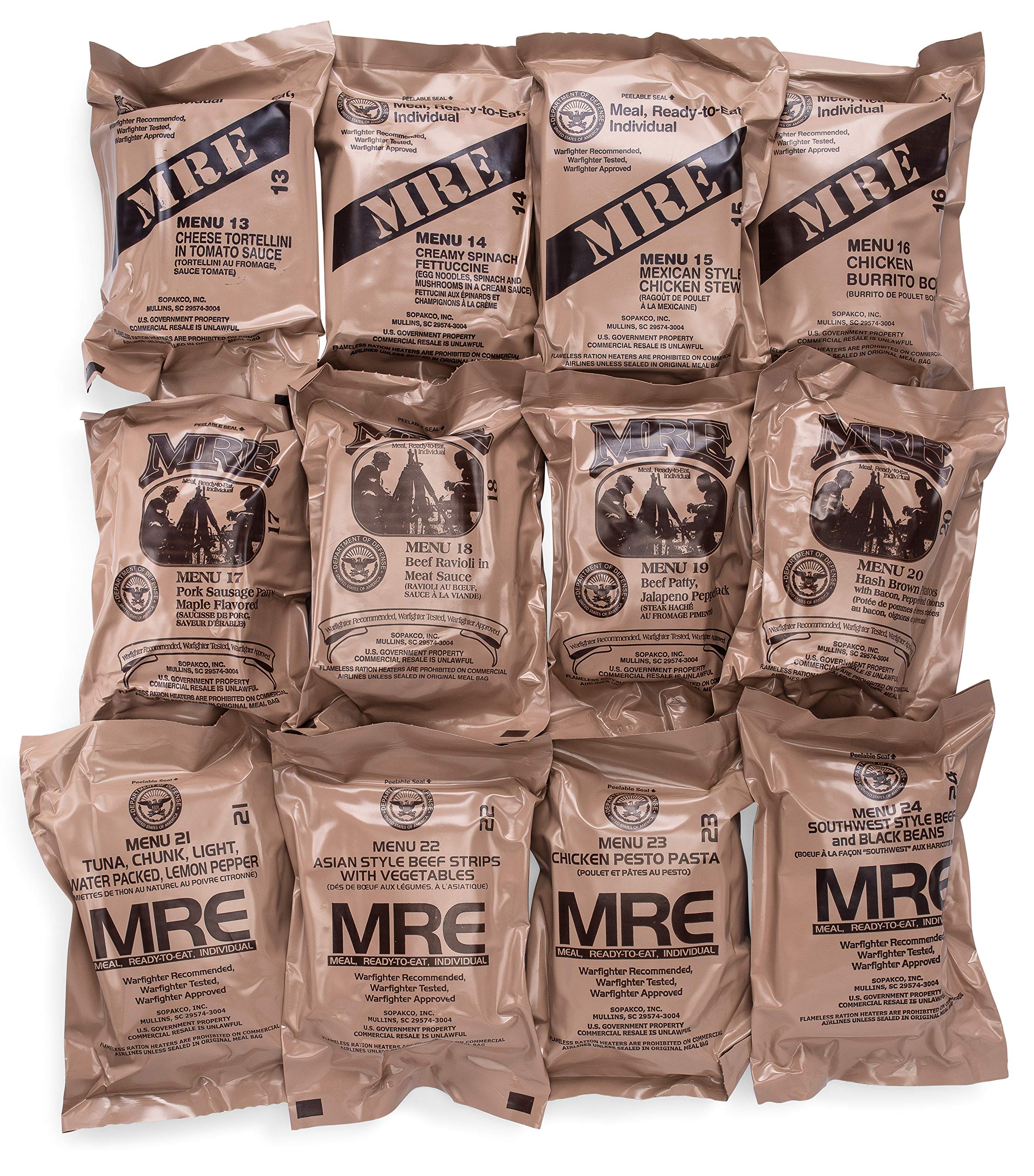 Ammo Can Man MREs 2021 surplus, compact setup for hiking trips.