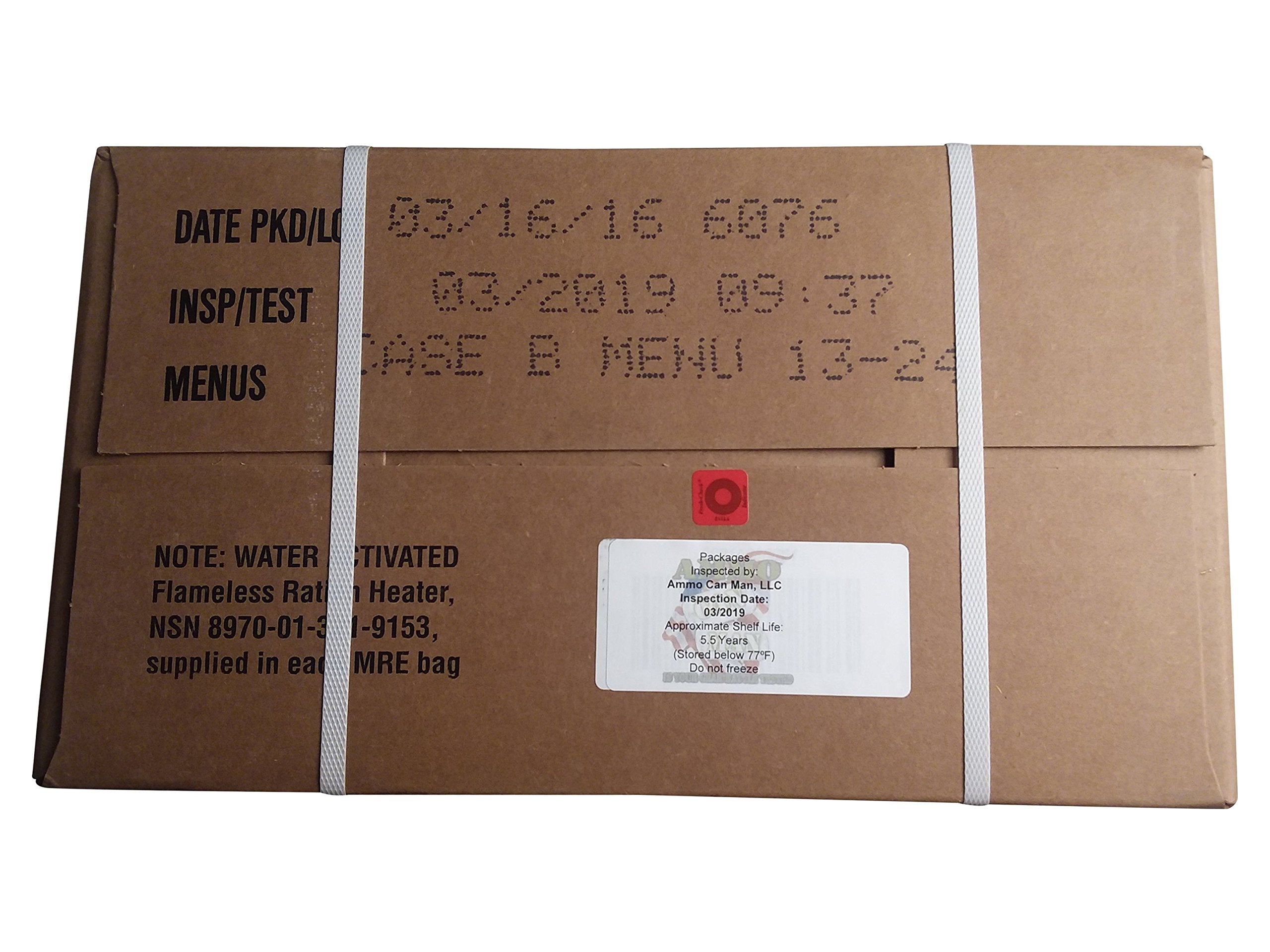 Ammo Can Man MRE Case front view, rugged enclosure ready for outdoor prep