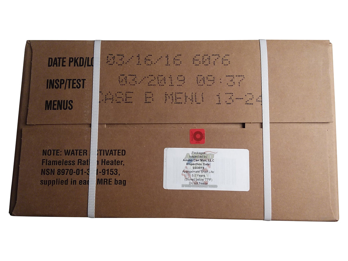 Ammo Can Man MRE Case front view, rugged enclosure ready for outdoor prep