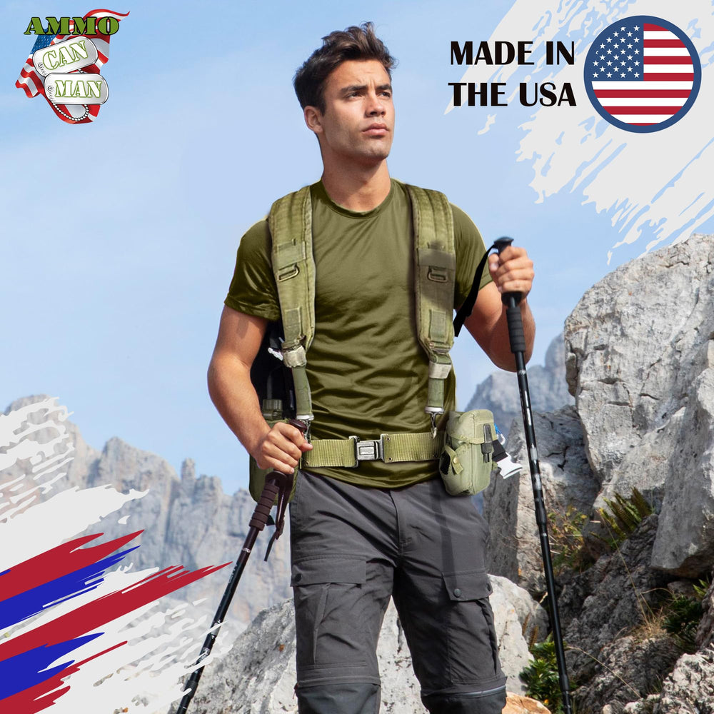 Ammo Can Man surplus kit—authentic military gear for camping