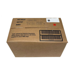 Ammo Can Man MRE case with flameless heater, convenient emergency prep.