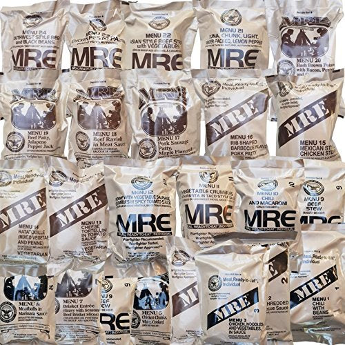 Ammo Can Man MRE packaging, built to withstand rough conditions.