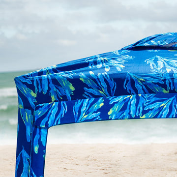 AMMSUN Beach Cabana side pocket keeps sunglasses and sunscreen within reach.