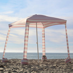 AMMSUN Beach Cabana detachable-sidewall provides full shade when needed plus flexible open-air space.