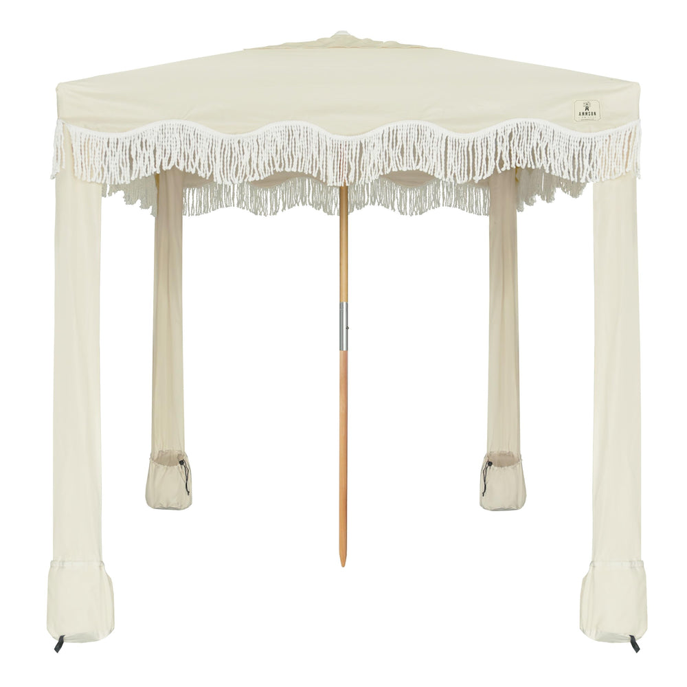 AMMSUN beach cabana fringe tassels create stylish shade for sunny days