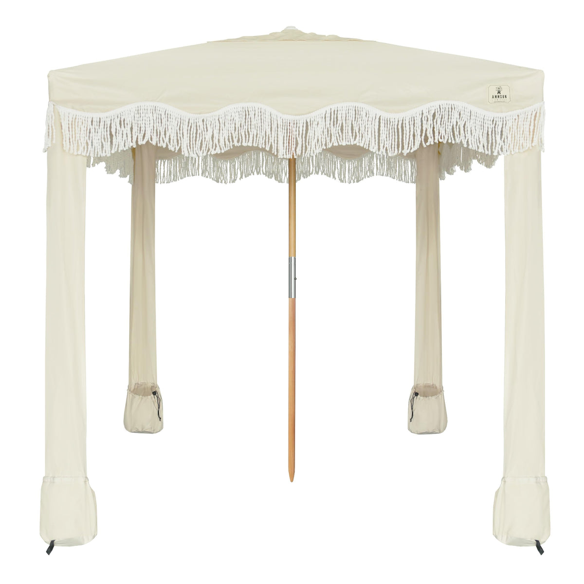 AMMSUN beach cabana fringe tassels create stylish shade for sunny days