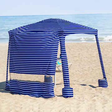 AMMSUN Beach Cabana top vent improves airflow for a cooler canopy.