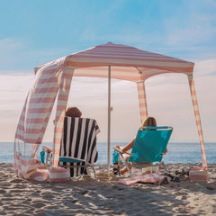 AMMSUN Beach Cabana vented-top provides better airflow for cooler shade on hot days.