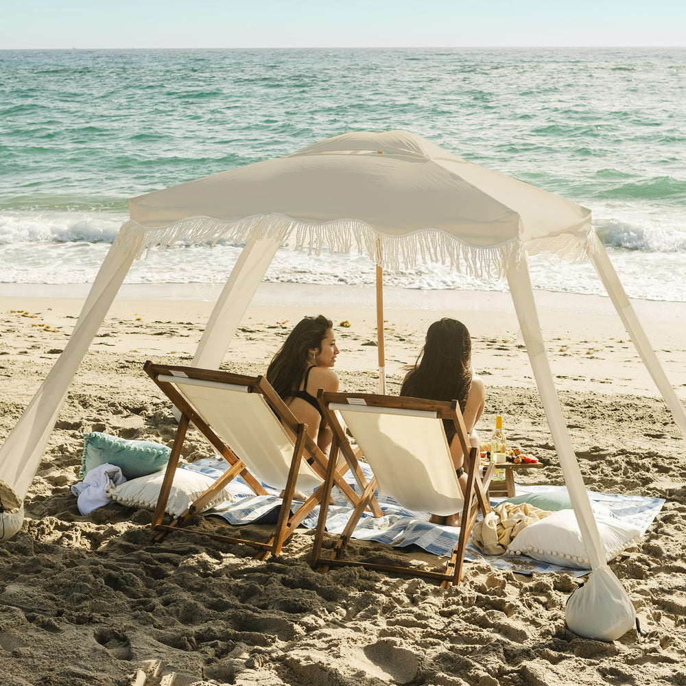 AMMSUN wood pole cabana features premium frame for sturdy shelter