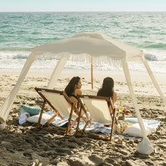 AMMSUN wood pole cabana features premium frame for sturdy shelter