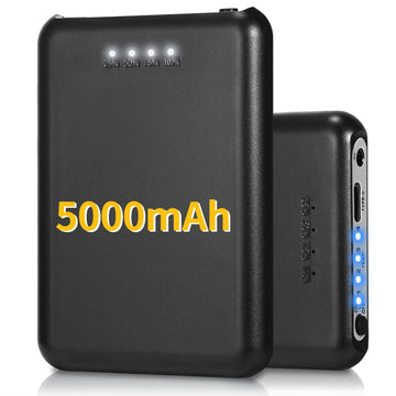 Amortherapie 5V 5000mAh battery powers heated gear for extended outdoor warmth