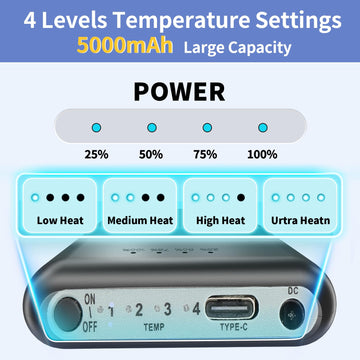 Amortherapie two-pack batteries doubles run time on trips